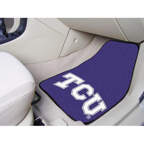 Texas Christian Horned Frogs NCAA Car Floor Mats (2 Front)