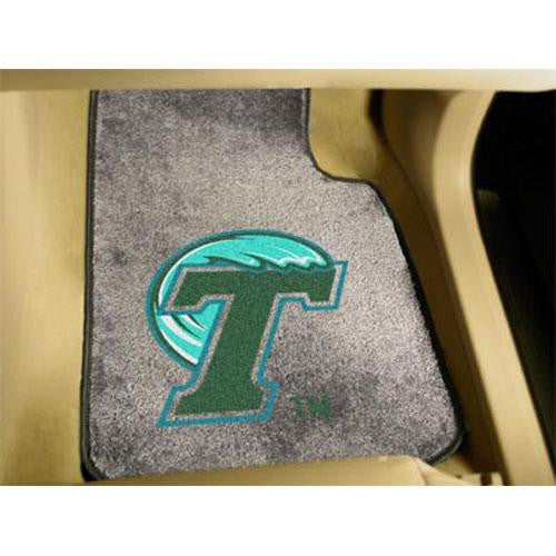 Tulane Green Wave NCAA Car Floor Mats (2 Front)