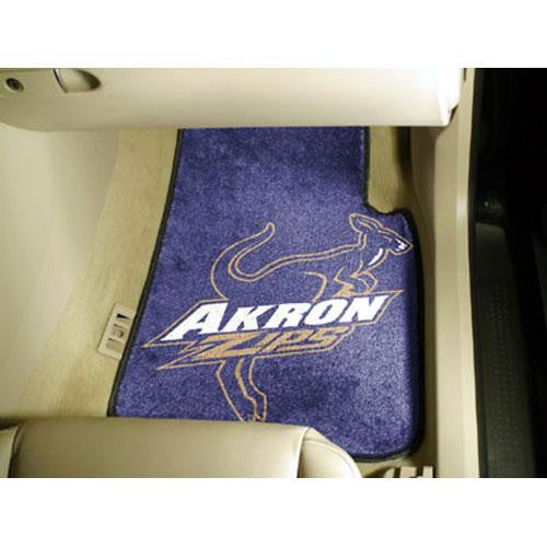 Akron Zips NCAA Car Floor Mats (2 Front)