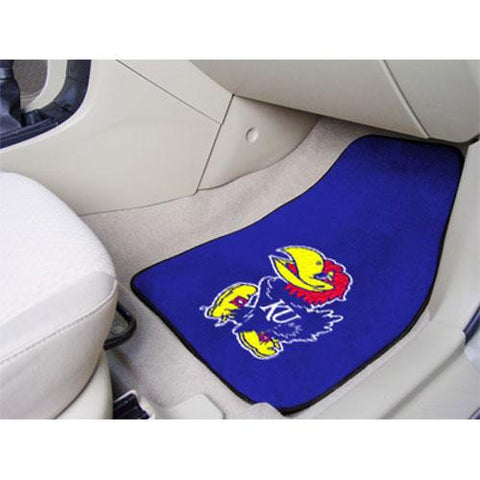 Kansas Jayhawks NCAA Car Floor Mats (2 Front)