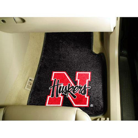 Nebraska Cornhuskers NCAA Car Floor Mats (2 Front)