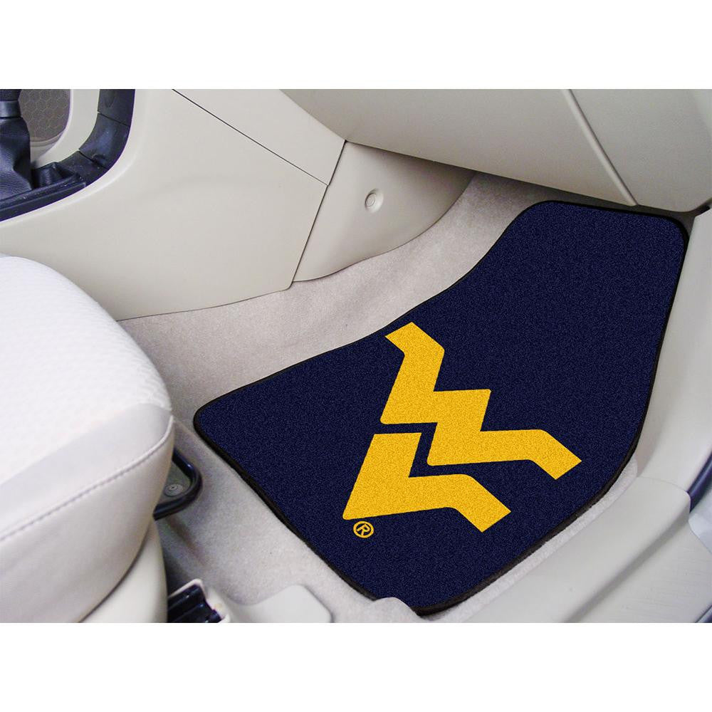 West Virginia Mountaineers NCAA Car Floor Mats (2 Front)