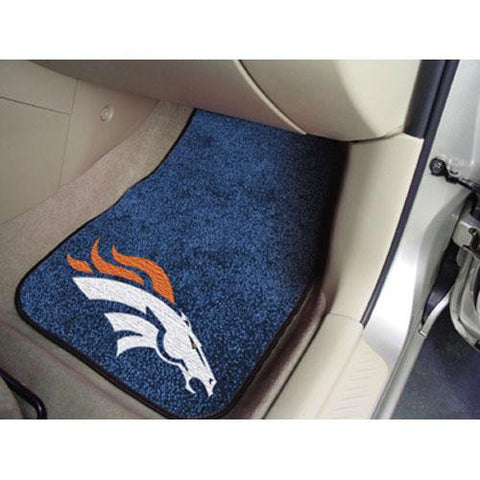 Denver Broncos NFL Car Floor Mats (2 Front)