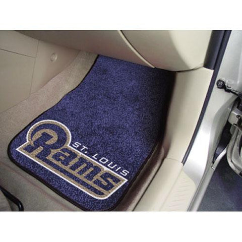 Los Angeles Rams NFL Car Floor Mats (2 Front)