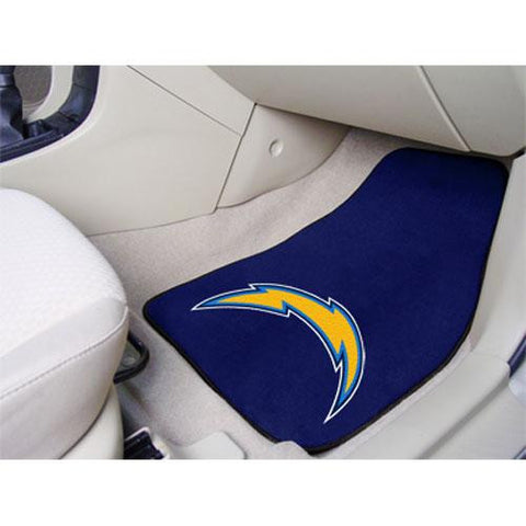 San Diego Chargers NFL Car Floor Mats (2 Front)