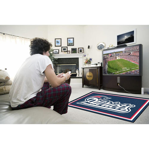 New England Patriots NFL Floor Rug (4'x6')