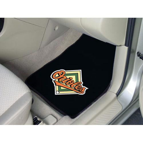 Baltimore Orioles MLB Car Floor Mats (2 Front)