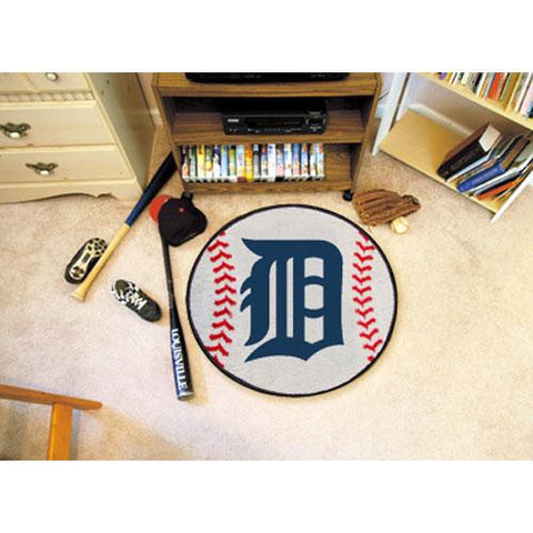 Detroit Tigers MLB Baseball Round Floor Mat (29)