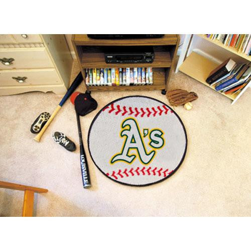 Oakland Athletics MLB Baseball Round Floor Mat (29)