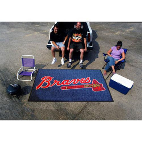 Atlanta Braves MLB Ulti-Mat Floor Mat (5x8')