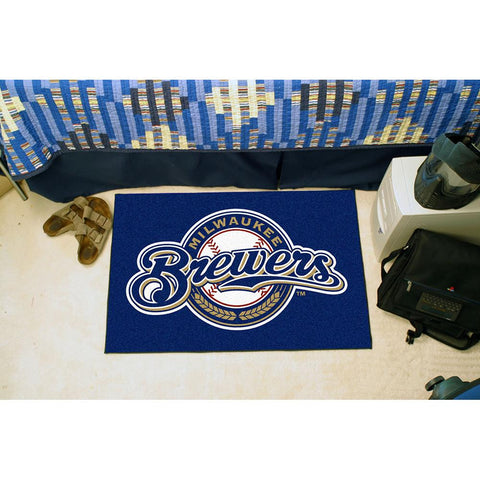 Milwaukee Brewers MLB Starter Floor Mat (20x30)