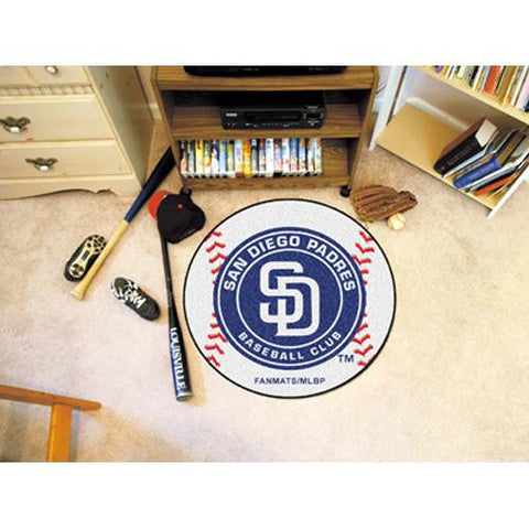 San Diego Padres MLB Baseball Round Floor Mat (29)