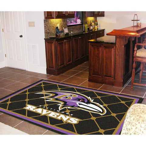 Baltimore Ravens NFL Floor Rug (60x96)