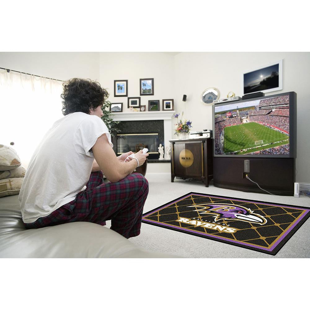 Baltimore Ravens NFL Floor Rug (4'x6')