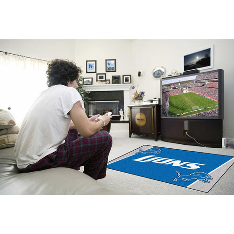 Detroit Lions NFL Floor Rug (4'x6')