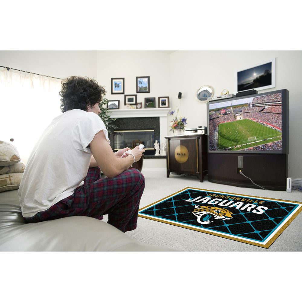 Jacksonville Jaguars NFL Floor Rug (4'x6')