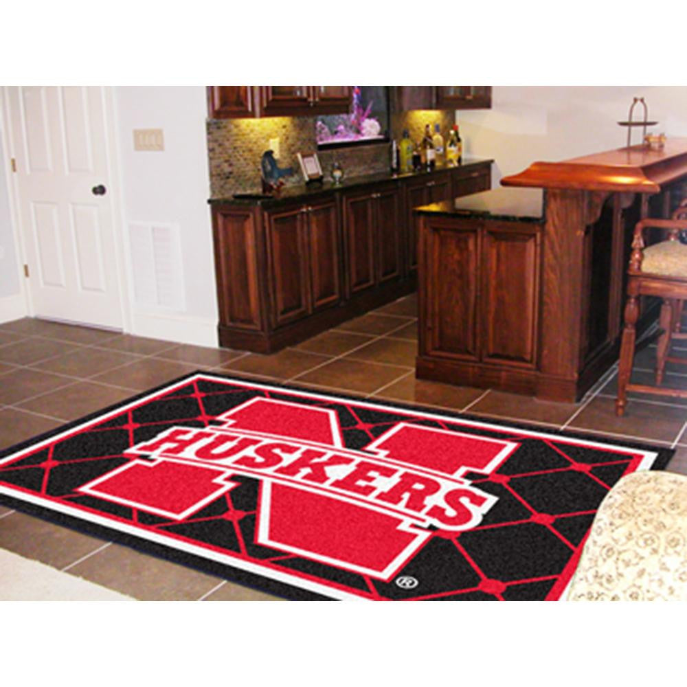 Nebraska Cornhuskers NCAA Floor Rug (5x8')