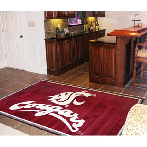 Washington State Cougars NCAA Floor Rug (4'x6')