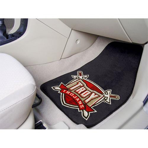 Troy State Trojans NCAA Car Floor Mats (2 Front)