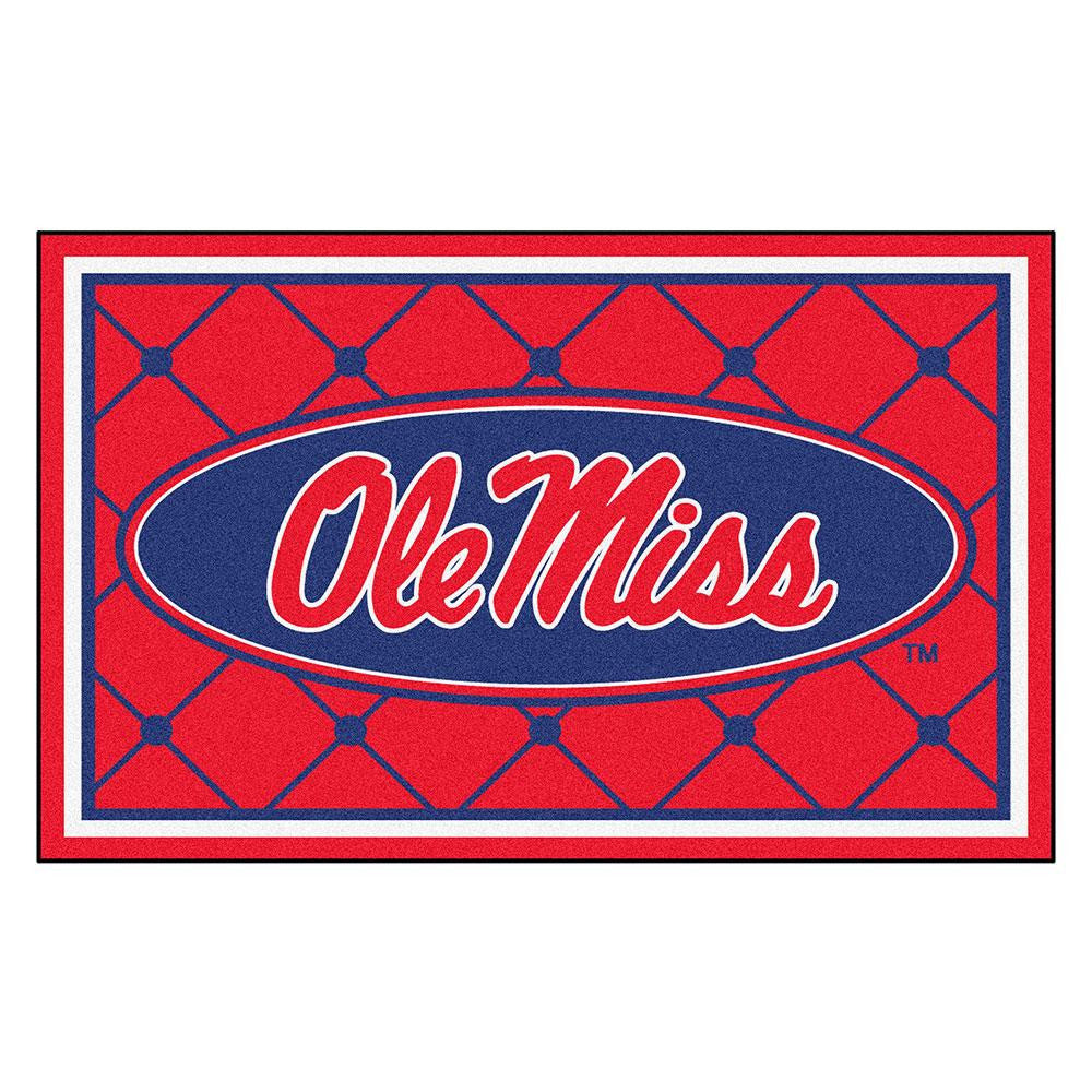 Mississippi Rebels NCAA 4x6 Rug (46x72)