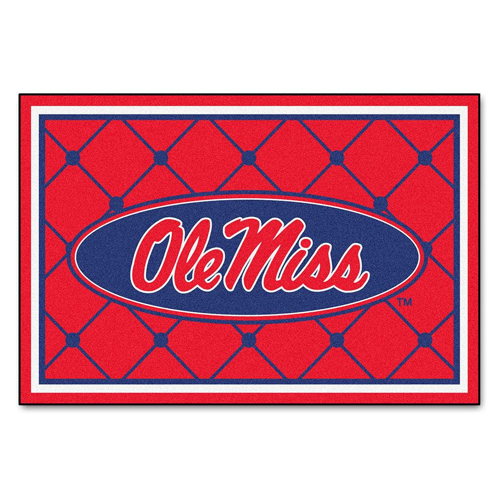 Mississippi Rebels NCAA 5x8 Rug (60x92)