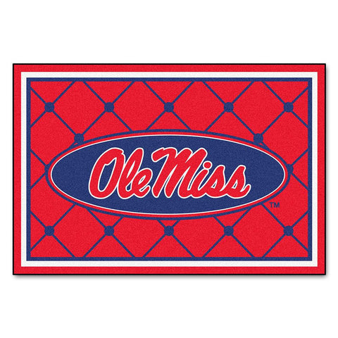 Mississippi Rebels NCAA 5x8 Rug (60x92)