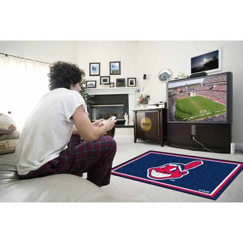 Cleveland Indians MLB Floor Rug (4'x6')