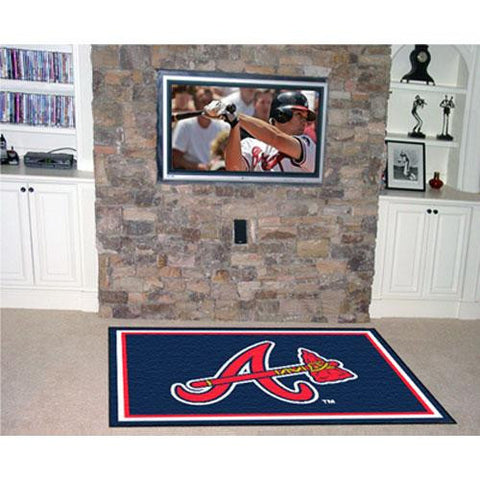 Atlanta Braves MLB Floor Rug (5x8')