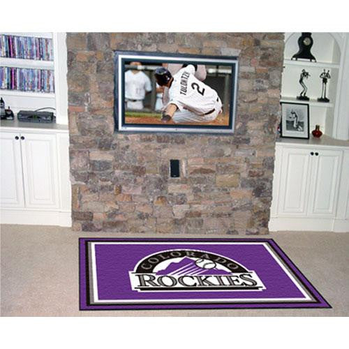 Colorado Rockies MLB Floor Rug (5x8')