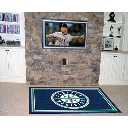 Seattle Mariners MLB Floor Rug (5x8')