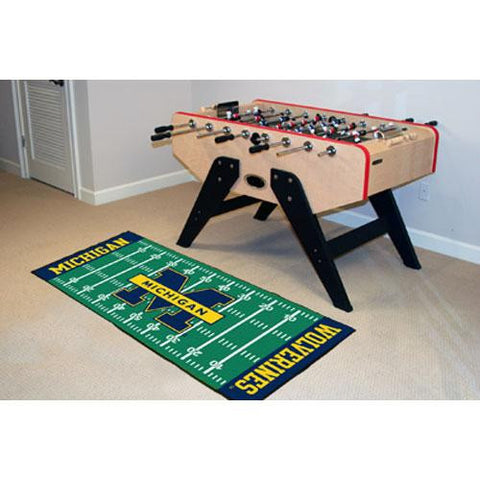 Michigan Wolverines NCAA Floor Runner (29.5x72)