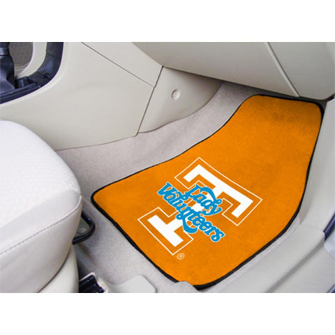 Tennessee Volunteers NCAA 2-Piece Printed Carpet Car Mats (18x27)