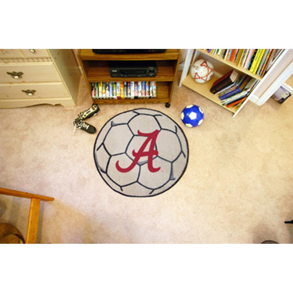 Alabama Crimson Tide NCAA Soccer Ball Round Floor Mat (29)