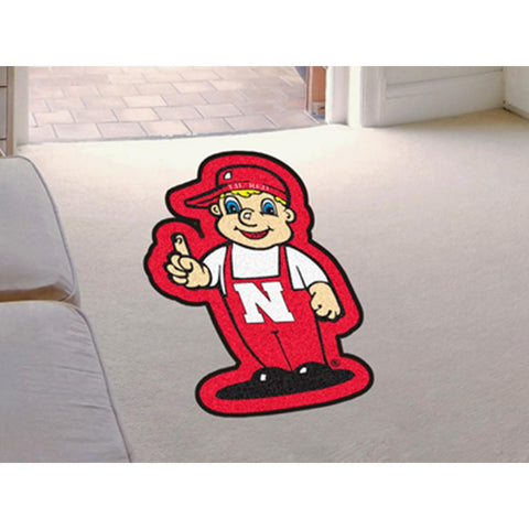 Nebraska Cornhuskers NCAA Mascot Mat (30x40)