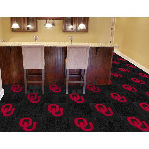 Oklahoma Sooners NCAA Team Logo Carpet Tiles