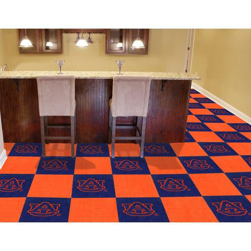 Auburn Tigers NCAA Team Logo Carpet Tiles