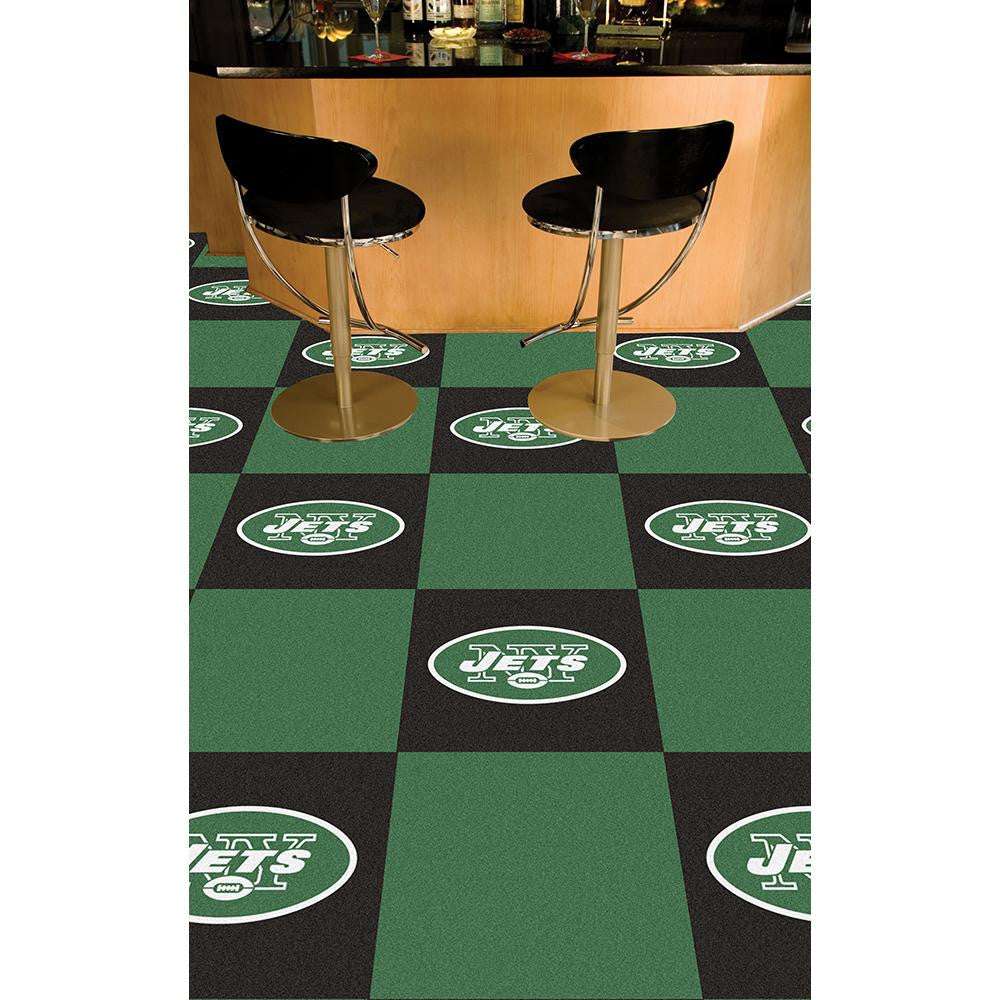 New York Jets NFL Team Logo Carpet Tiles