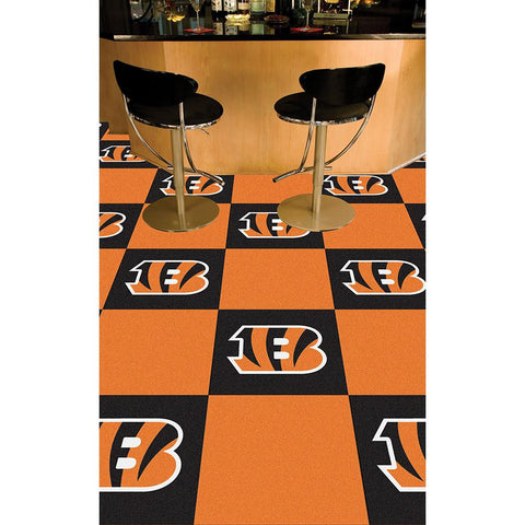 Cincinnati Bengals NFL Team Logo Carpet Tiles