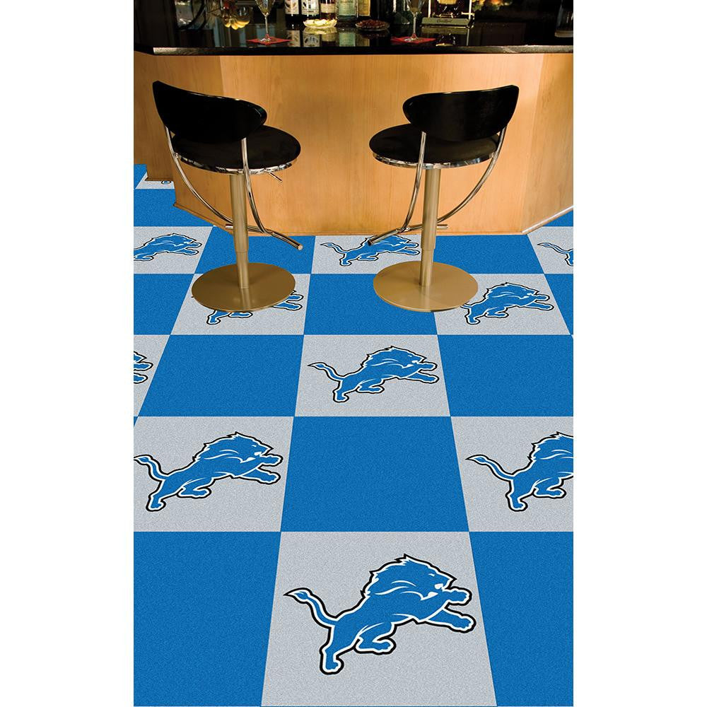 Detroit Lions NFL Team Logo Carpet Tiles