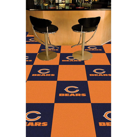 Chicago Bears NFL Team Logo Carpet Tiles