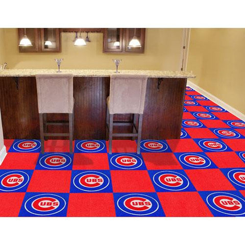 Chicago Cubs MLB Team Logo Carpet Tiles