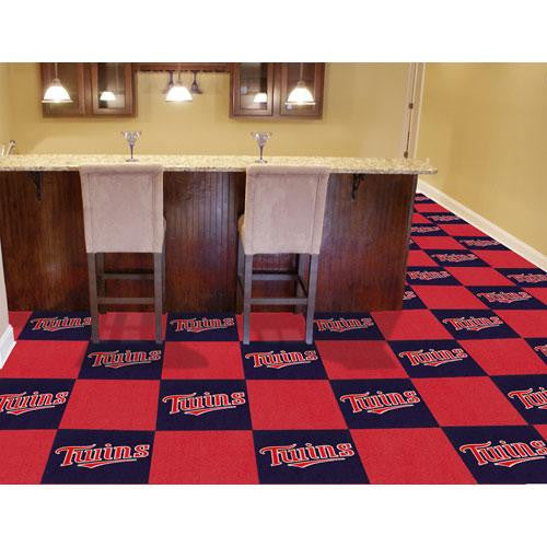 Minnesota Twins MLB Team Logo Carpet Tiles