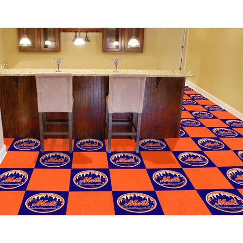 New York Mets MLB Team Logo Carpet Tiles