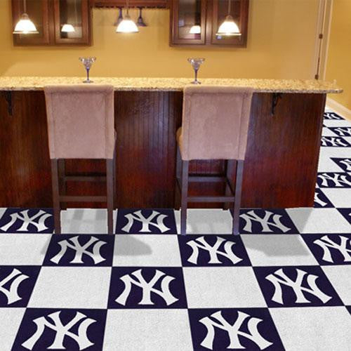 New York Yankees MLB Team Logo Carpet Tiles