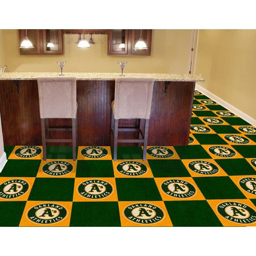 Oakland Athletics MLB Team Logo Carpet Tiles