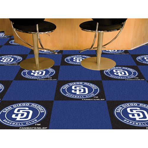 San Diego Padres MLB Team Logo Carpet Tiles