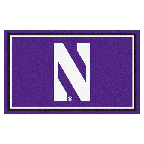 Northwestern Wildcats NCAA 4x6 Rug (46x72)