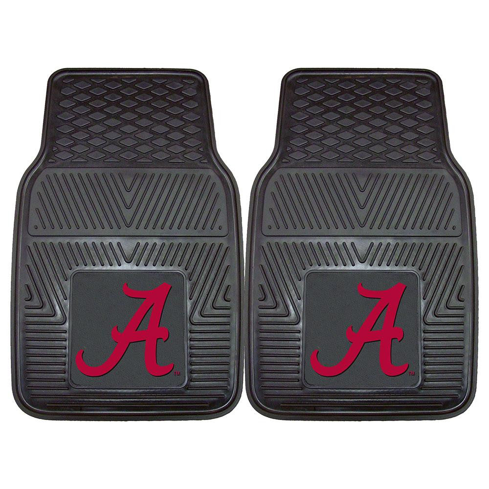 Alabama Crimson Tide NCAA Heavy Duty 2-Piece Vinyl Car Mats (18x27)