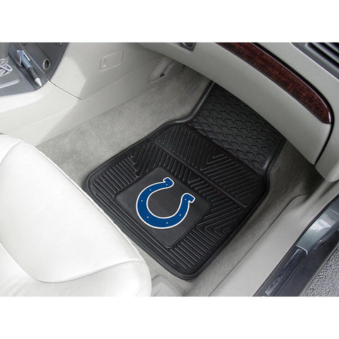 Indianapolis Colts NFL Heavy Duty 2-Piece Vinyl Car Mats (18x27)