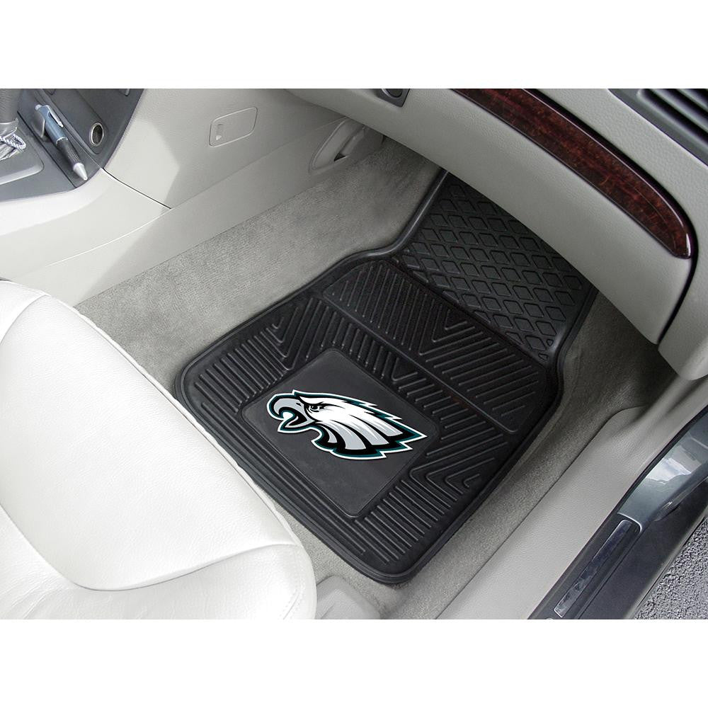 Philadelphia Eagles NFL Heavy Duty 2-Piece Vinyl Car Mats (18x27)